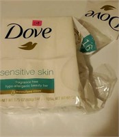 8 unopened Dove soap bars (Laundry Room)