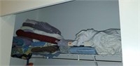 Towels and sheets (Laundry Room)