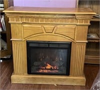 Wooden Fireplace Heater-works
