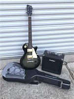 First Act Electric Guitar In Case & Amplifier