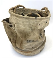 Bell Sytems & HL& P Co Linesman Heavy Canvas Bags