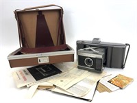 Polaroid Model J66 Landcamera & Color Adapter