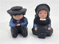 Miniature Cast Iron Amish People