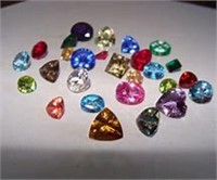5 Total Cut GEMSTONES assorted Types/Sizes-Rubies!