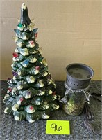 ceramic Christmas tree light