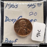 1963 PROOF MEMORIAL PENNY CENT