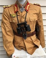German jacket, no pants, Binoculars