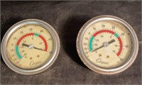 2 cooper refrigerator gauges
