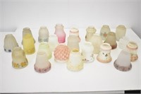 ASSORTED LAMP SHADES - APPROX 6.5" H -MOUNT 2.5"
