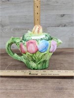 Easter Flower pitcher with lid