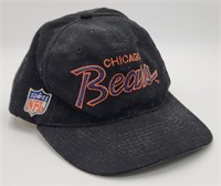 Vintage Chicago Bears Black Dome Wool Hat