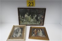 Framed Vintage Pictures - Largest 10" x 14"