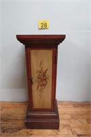 Pedestal Decorative Stand w/ Storage 10x10x34