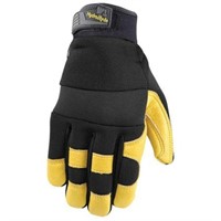 Large HydraHyde Leather Work Gloves 3-pack
