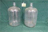 Pair Of 5 Gallon Glass Carboys