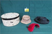 Ladies Vintage Hats w/ Box