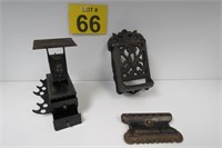 Cast Iron Match Holder, Postal Scale & More