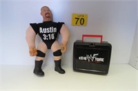Austin Wrestling Doll & WWF Lunch Pal