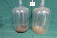 Pair Of 5 Gallon Glass Carboys
