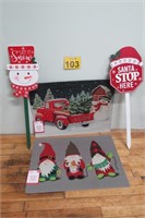 New Doormats & Christmas Yard Signs