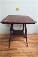 Antique Early American Parlor Table 30"T 23"X24"W