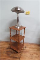 3 Tier Stand 25"T 12X12" & Lamp
