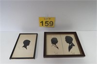 Vintage 1940's & 60's Signed Sihouettes