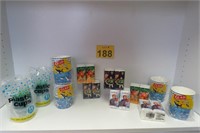 Cups, Snack Bowls & Disney Tissue Packs - New