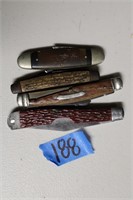 Vintage Lot of Folding Knives