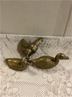 Brass, chicken and ducks