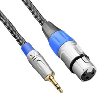 TISINO XLR to 3.5mm Microphone Cable, XLR Female