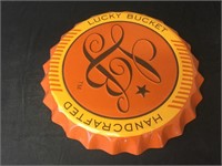 Lucky Bucket Advertising Bottle Cap, 18” Wide