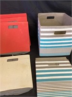 6 - Fabric Storage Boxes