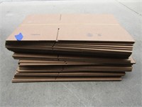 40 Cardboard Boxes 22" x 14" x 6"