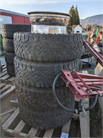 Pallet of 4 Tires  with Rims