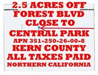 2.5 Acres In Kern County, California
