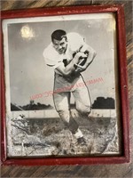 OLD PHOTO IN FRAME - FOOTBALL PLAYER