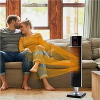 $85.99 Portable Oscillating Ceramic Tower Heater