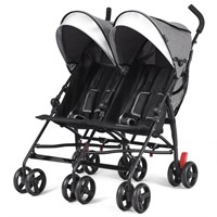 $186.30 Foldable Twin Baby Double Stroller