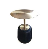 Metal Side Table 16 "D x 22"