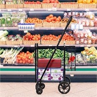 $68.99 Folding Shopping Cart Basket