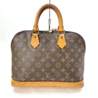 Louis Vuitton Monogram Alma Hand Bag Brown