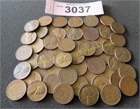 Bag of higher grade Wheat pennies