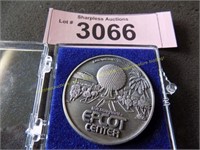 Epcot Center 1982 medal in case
