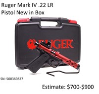 Ruger Mark IV .22 LR Pistol New in Box