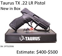 Taurus TX .22 LR Pistol New in Box