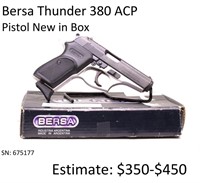 Bersa Thunder 380 ACP Pistol New in Box