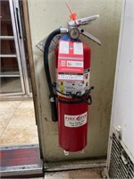 RED FIRE EXTINGUISHER