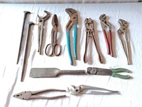 Tool Lot To Include Small Bolt Cutters,