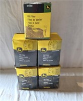 Selection Of 5 John Deer Oil Filters In Boxes